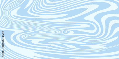 Abstract background seamless pattern with colorful waves. Trendy vector illustration in retro psychedelic style