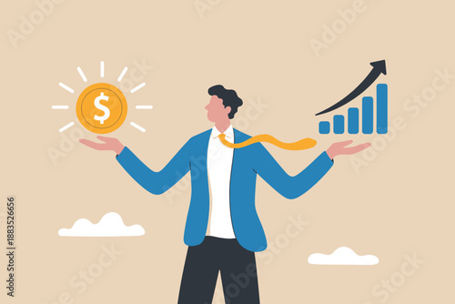 Smart financial management leading to successful investment and business growth