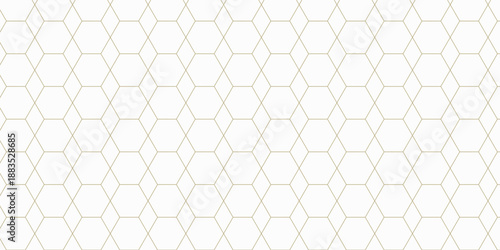 Golden line honey pattern abstract pattern background. Eps 10. Vector background.