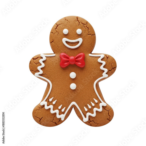 Delightful gingerbread man cookie
