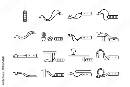 Icon routing curve natural art bend minimalist positioning mindful vector focus cord