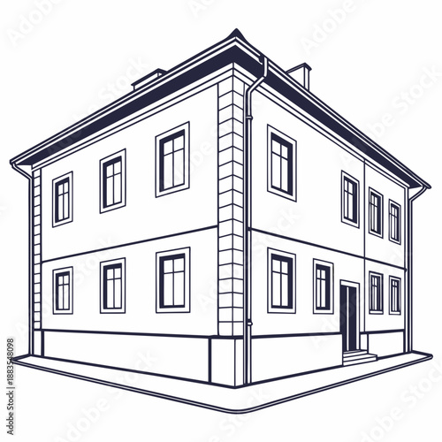 Classic two-story house