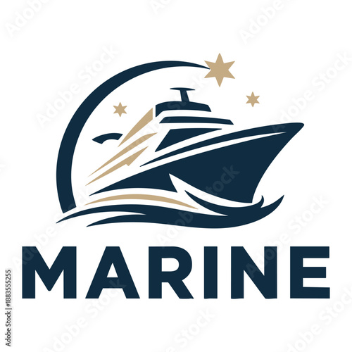 Marine voyage logo