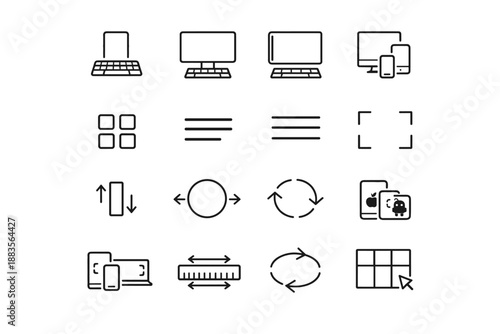 Platform simple mark keyboard image compact hint icon vector external generation adaptive