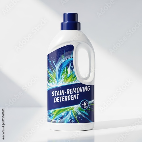 Stain-Removing Detergent with Powerful Formula, Clean Packaging and Fresh Design, Laundry Product for Tough Stains and Deep Clean