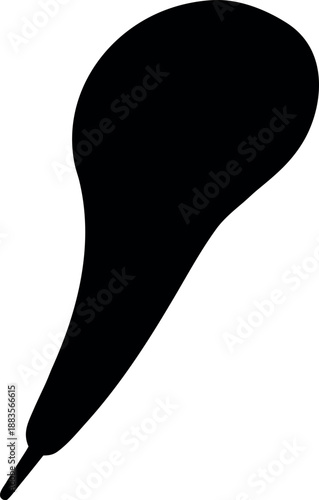 Ear Thermometer Icon for Medical Use and Fever Monitoring Illustration