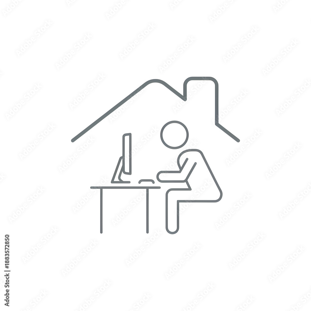 Fototapeta premium real estate icon
