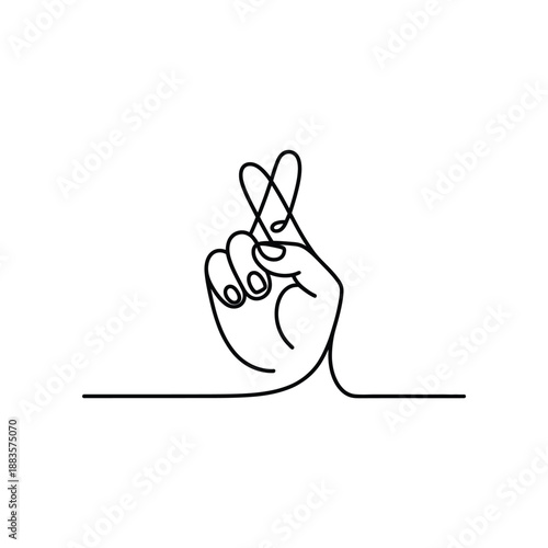 hand making peace sign gesture
