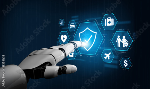 Φωτογραφία AI system assists in optimizing insurance coverage, analyzing risk, and offering