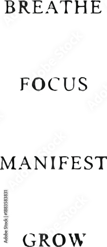 Inspirational motivational quotes vector typography