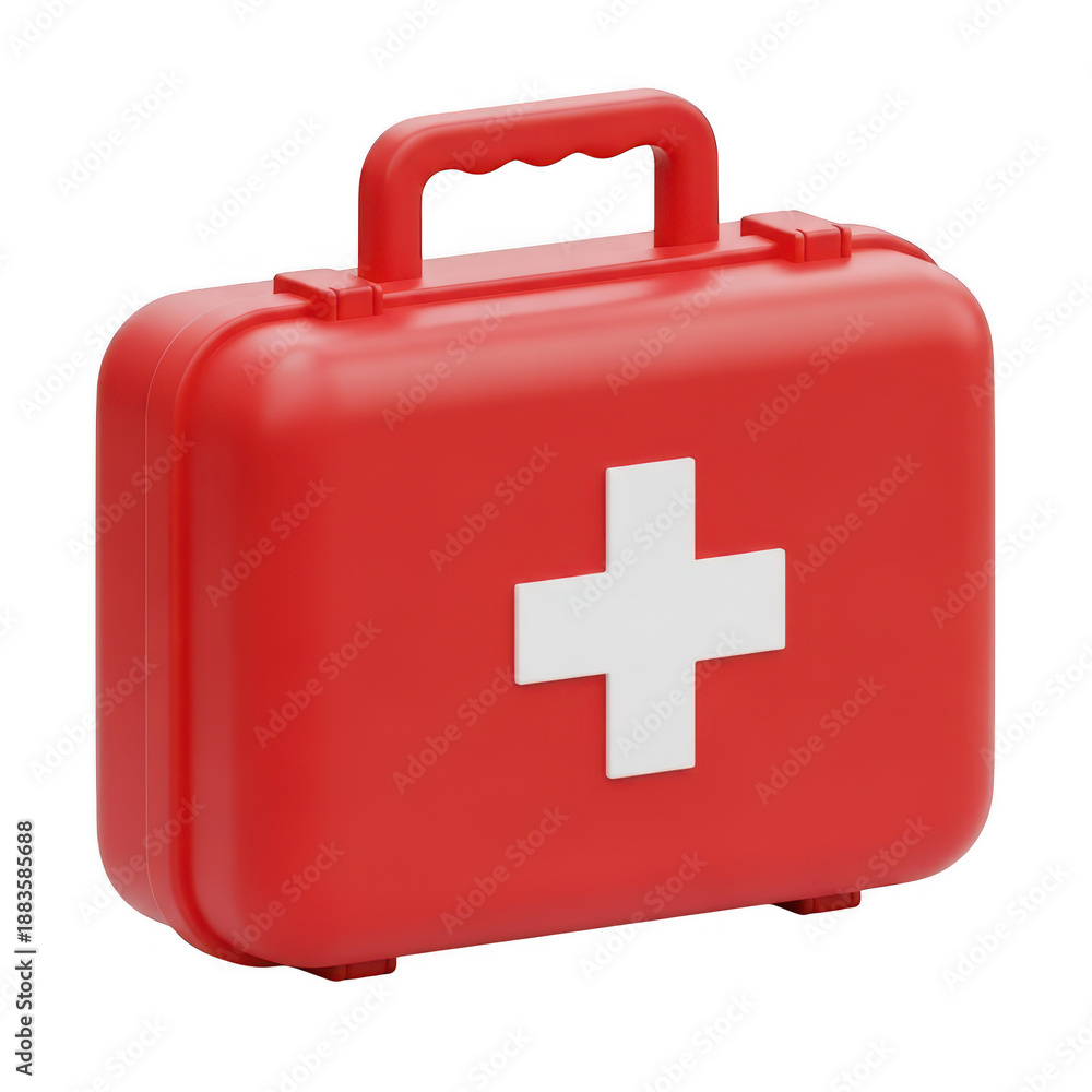 Obraz premium First aid kit isolated on transparent background