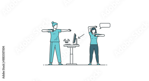 Quick desk stretching routine for professional office wellness break