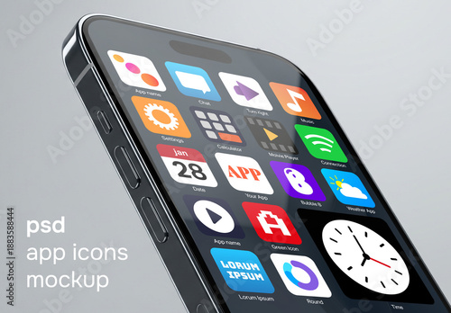 Close up of a smartphone screen