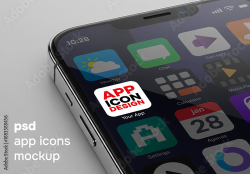 Close up of a smartphone App