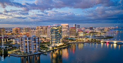 Fotografie aerial view of West Palm Beach