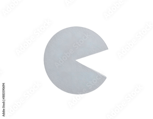 Pacman Character Icon Simple Design Element.