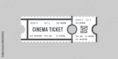 cinema ticket design.