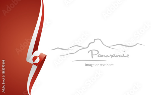 Greenland abstract brochure cover poster background vector