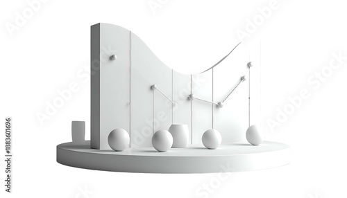 Newtons Cradle Kinetic Energy Demonstration.