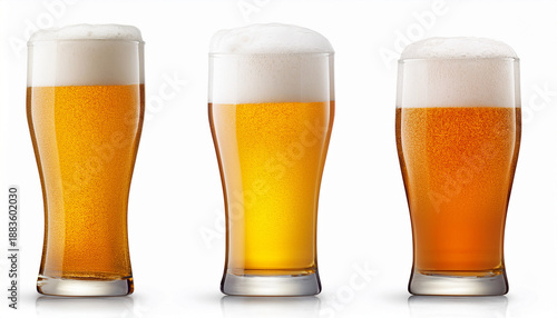 Glass Of Beer Isolated Clipping Path