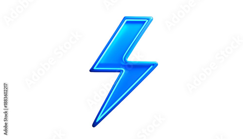 Free Download Blue Lightning Bolt Icon Graphic Symbol. - GFXLoad