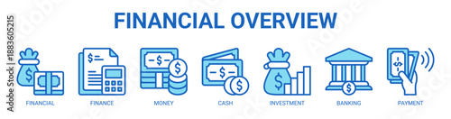 Operational Management web banner icon vector illustration concept with icon of management, work time, office, document, communication, business, company.