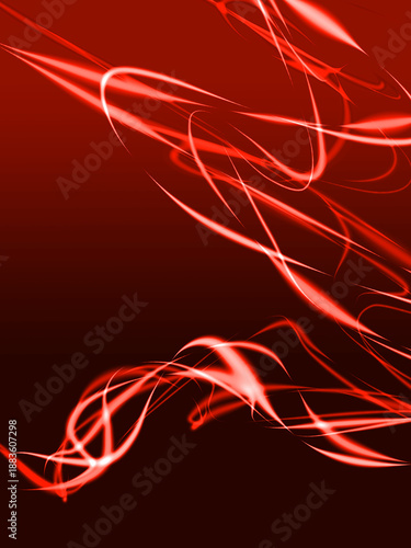 Modern soft abstract background on gardient background with flash flame wave curves