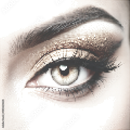 Close Up Of Human Eye