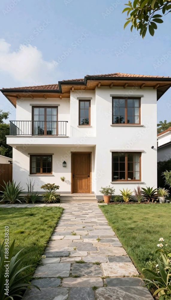 Fototapeta premium house on the hill