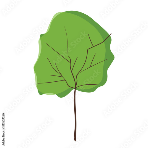 Doodle trees. Isolated black and white icons on white background. Spring tree for your design. Vector symbol sign. Plants, landscape design. Eco idea concept.