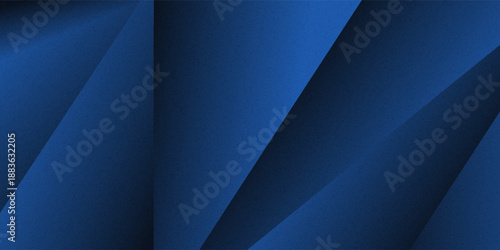 Luxury blue background. Abstract glowing background with grainy texture
