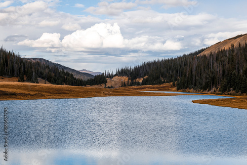 Poudre lake in the rocky mountains national park