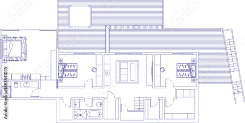 house plan blueprint