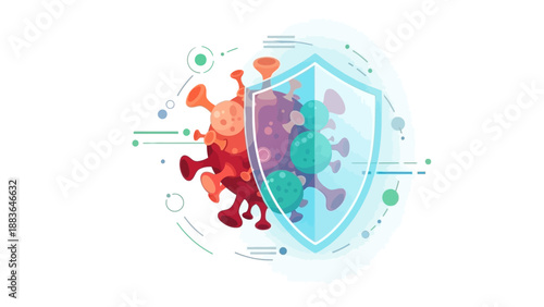 Shield Protection Against Virus and Germs.