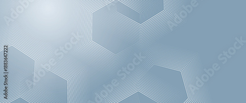 White background dynamic wavy hexagon texture. eps 10