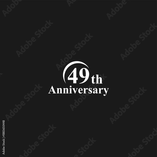 anniversary logo design, commemorative design, gold, elegant, decoration, happy, element, business, celebrating, vector, greeting, template, birthday, congratulation, symbol, year