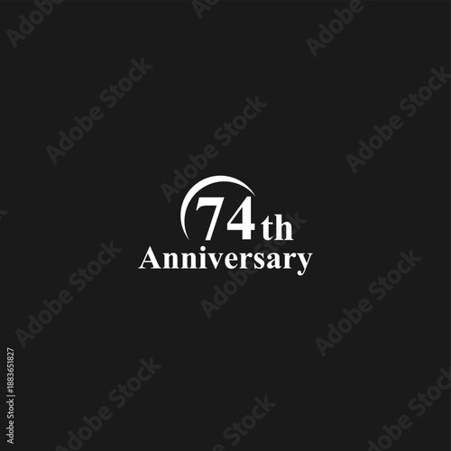 anniversary logo design, commemorative design, gold, elegant, decoration, happy, element, business, celebrating, vector, greeting, template, birthday, congratulation, symbol, year