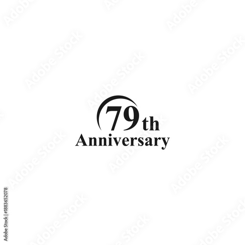 anniversary logo design, commemorative design, gold, elegant, decoration, happy, element, business, celebrating, vector, greeting, template, birthday, congratulation, symbol, year