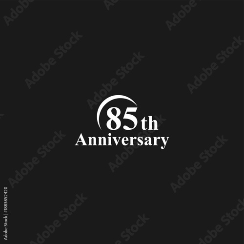 anniversary logo design, commemorative design, gold, elegant, decoration, happy, element, business, celebrating, vector, greeting, template, birthday, congratulation, symbol, year
