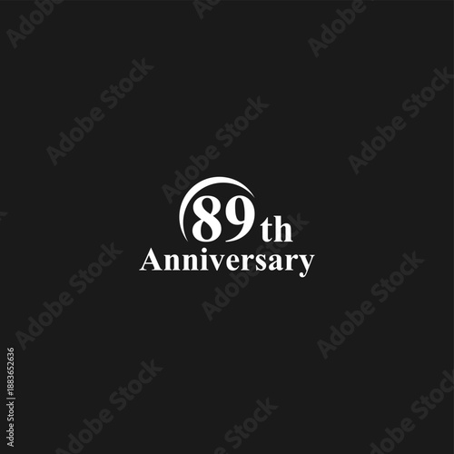 anniversary logo design, commemorative design, gold, elegant, decoration, happy, element, business, celebrating, vector, greeting, template, birthday, congratulation, symbol, year