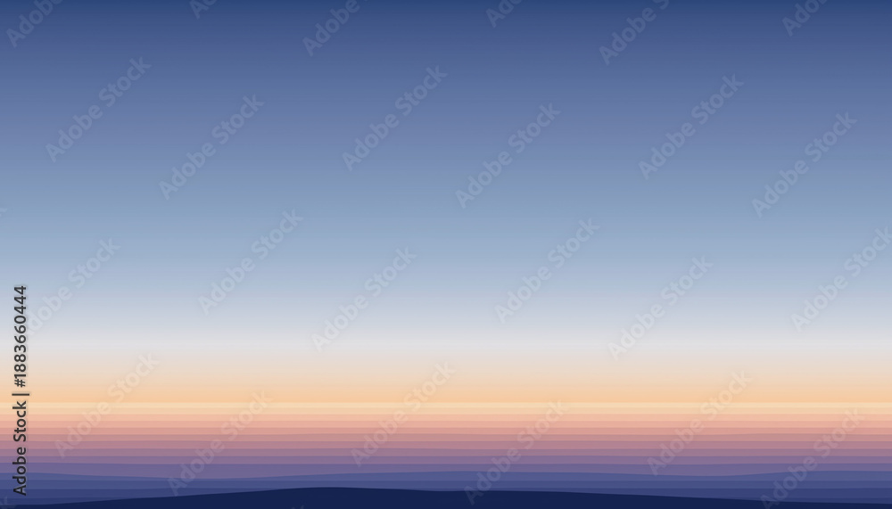 Fototapeta premium Minimal Gradient Horizon Landscape Background for Website Hero Section