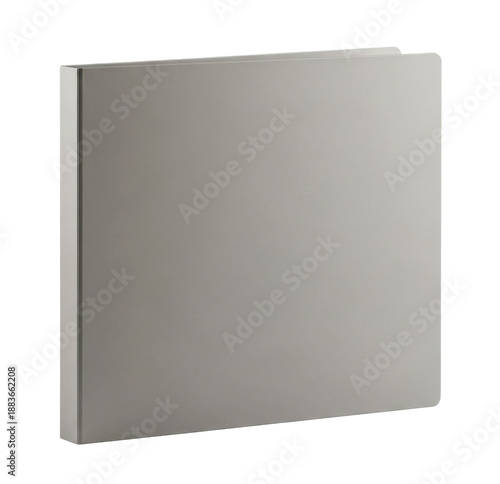 Office Grey File Folder for Documents Isolated on Transparent Background