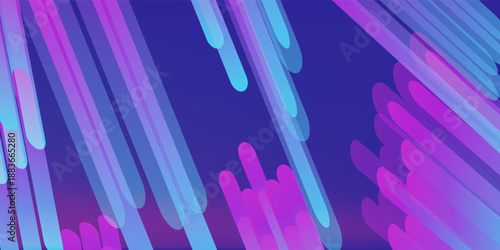 Abstract image featuring vertical neon blue and pink light streaks, creating a vibrant and futuristic visual effect. The lights have a blurred quality, giving a sense of motion and depth