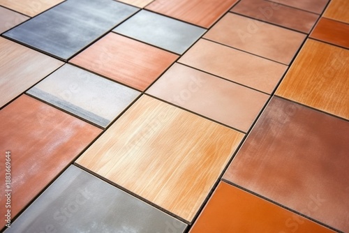 Flooring ceramic tiles