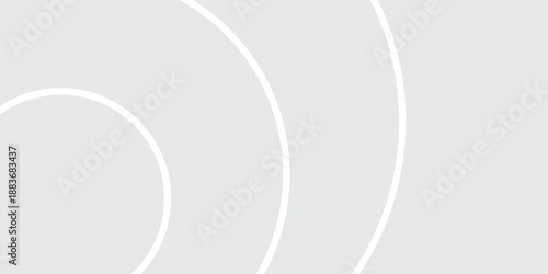 Modern blank photo collage built with abstract curved layout elements