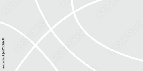 Abstract curved composition forming a blank photo collage template