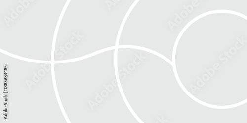 Blank photo collage featuring abstract curved shapes for flexible design