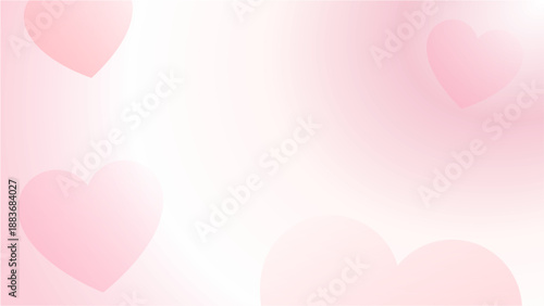 Valentine's Day Pink Heart Background