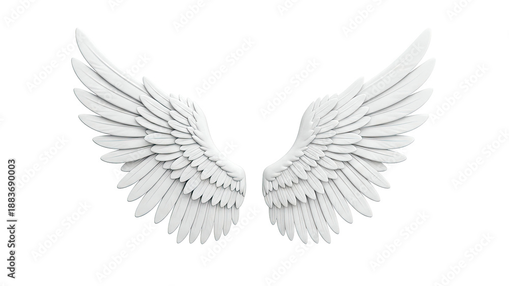 Obraz premium Pair of White Angel Wings