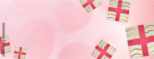 Valentine's Day Pink Heart Background